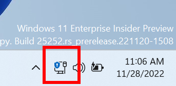 Windows 11 - icona VPN