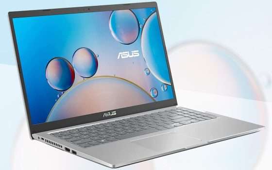 Notebook ASUS con Windows 11: sconto 320 euro