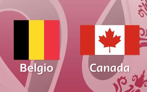 Come vedere Belgio-Canada in streaming (Mondiali)