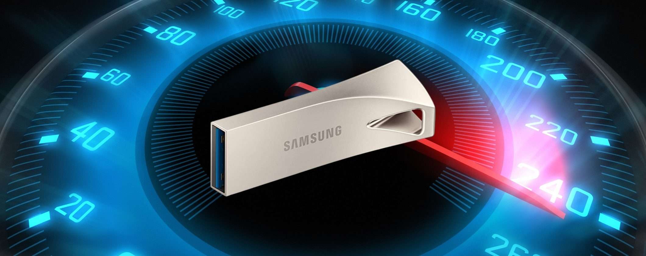 Chiavetta USB Samsung da 128GB SUPERSONICA a 19€