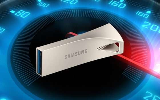 Chiavetta USB Samsung da 128GB SUPERSONICA a 19€