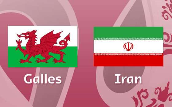 Come vedere Galles-Iran in streaming (Mondiali)