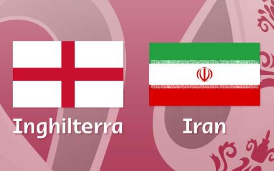 Come vedere Inghilterra-Iran in streaming (Mondiali)