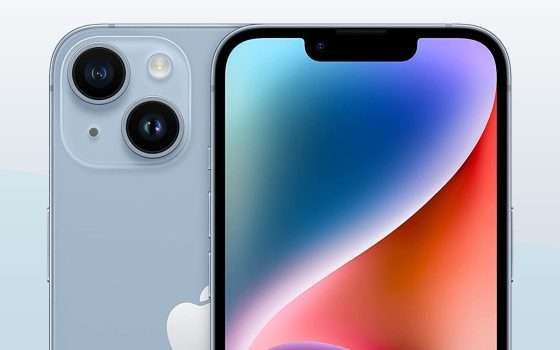 iPhone 14 (Blu, 128 GB) è in sconto su Amazon