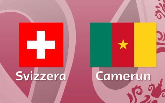 Come vedere Svizzera-Camerun in streaming (Mondiali)