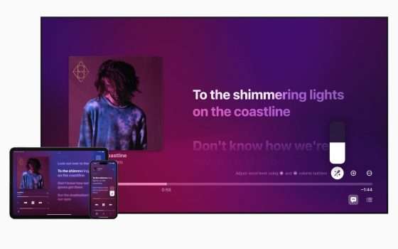 Apple Music Sing: arriva la funzione per chi ama il karaoke