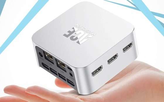 Il Mini PC in una mano (W11Pro/CPU Intel): sconto 140€