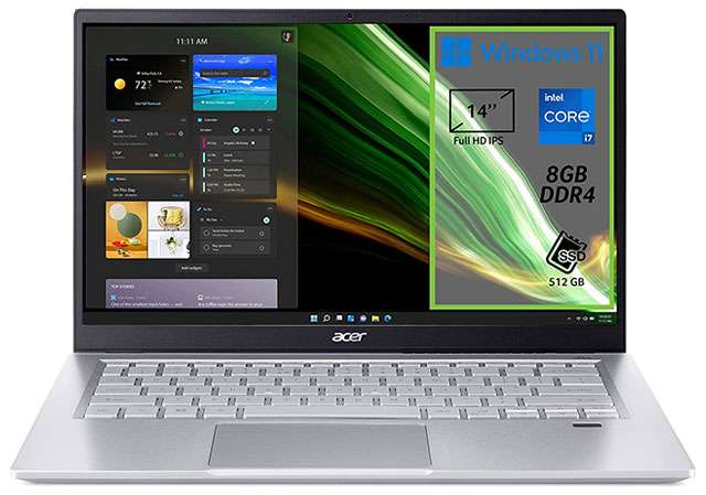 Il notebook Acer Swift 3: le caratteristiche