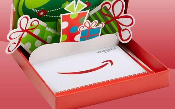 Idee per Natale? Il buono regalo Amazon arriva a casa