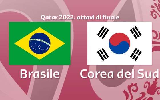 Come vedere Brasile-Corea del Sud in streaming