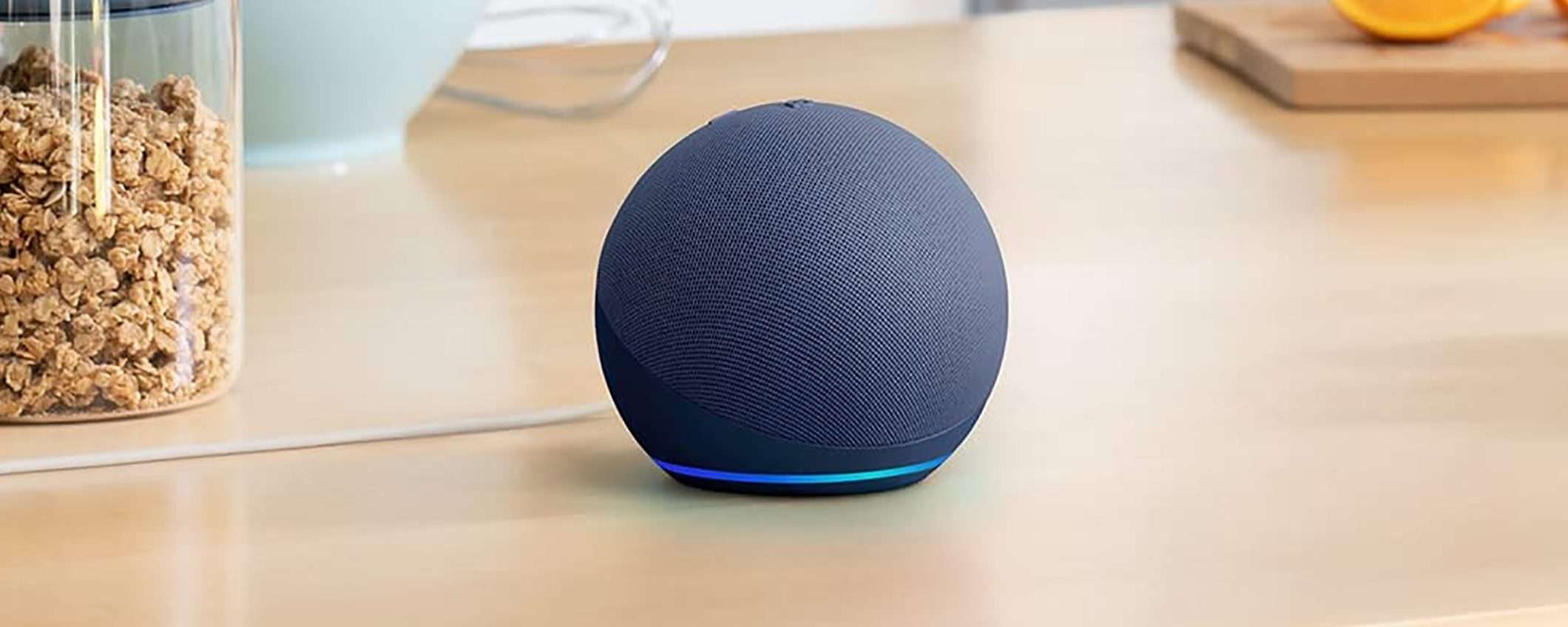 Echo Dot + due Philips Hue: il prezzo crolla -57%