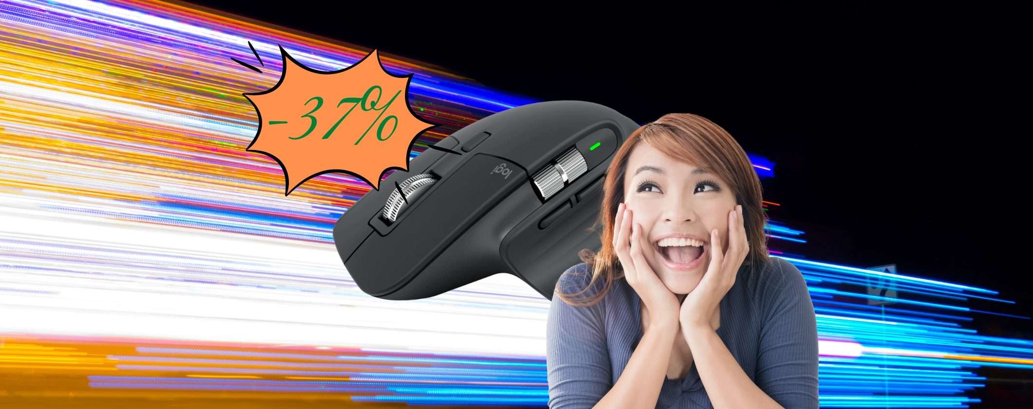 Logitech MX Master 3S è un ottimo mouse: 37% di sconto Amazon