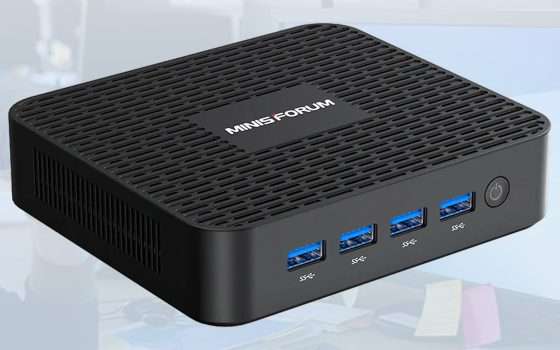 Mini PC con CPU Intel, 8/128GB e W10: coupon sconto