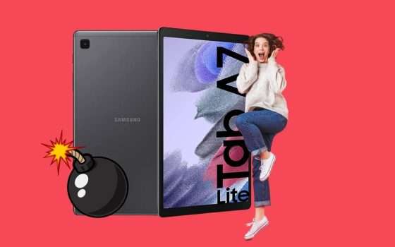 Samsung Galaxy Tab A7 Lite: ERRORE di PREZZO su Amazon