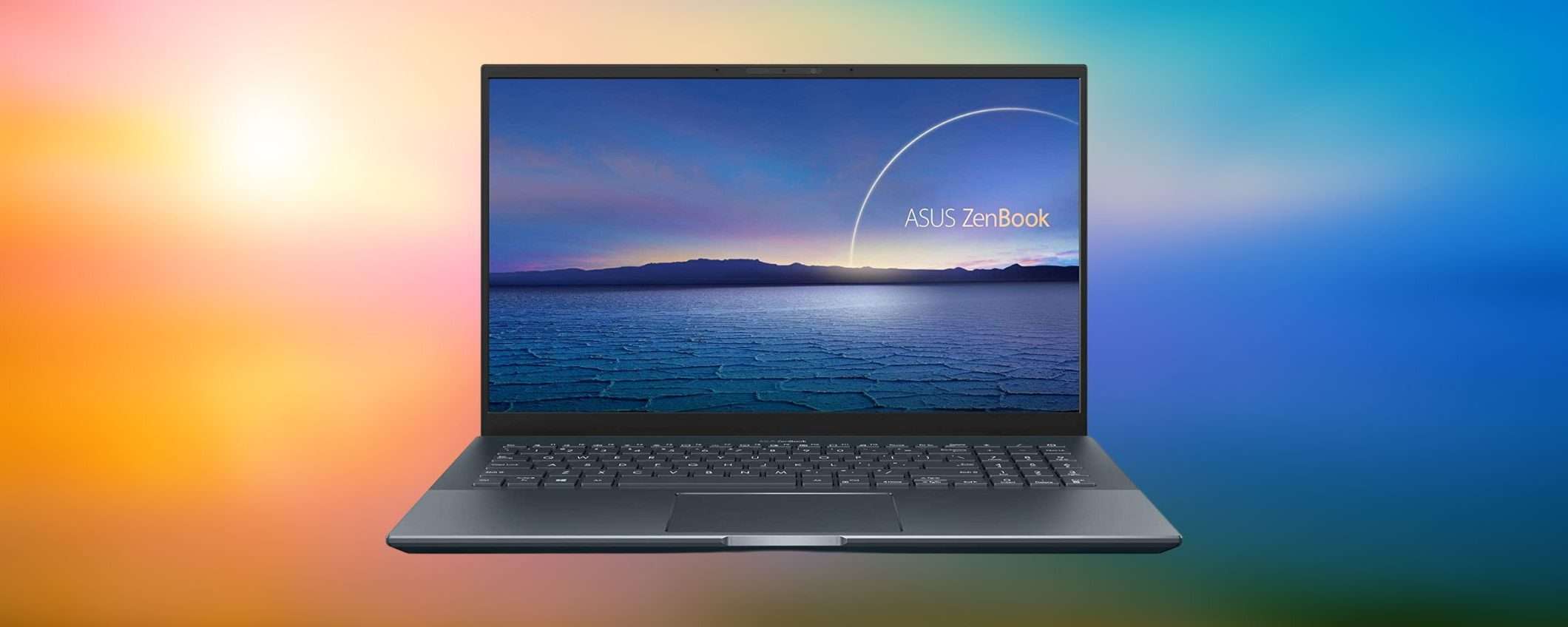 ASUS Zenbook con OLED, Ryzen 7, 16GB RAM e 512GB SSD: 400 euro di sconto