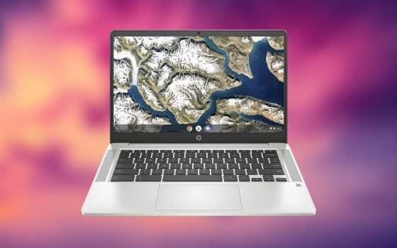 Chromebook HP con display antiriflesso in offerta: 5 rate a 70€ su Amazon