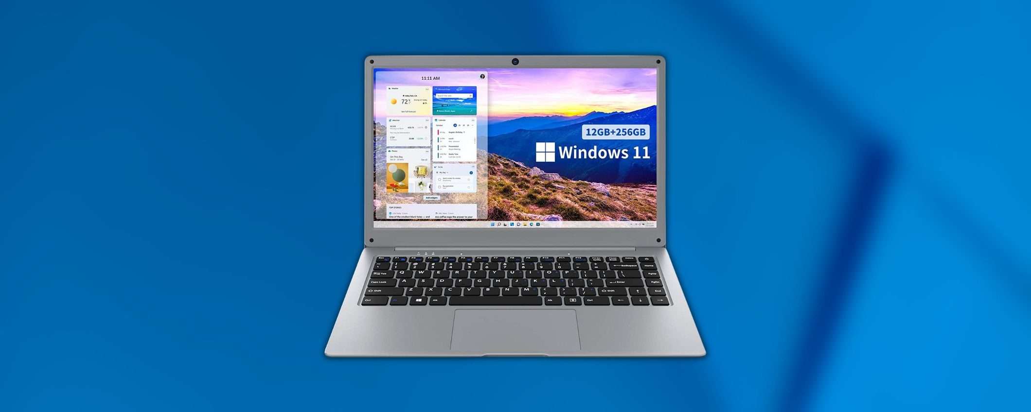 Notebook con 12GB RAM, SSD 256GB e Windows 11: 269 euro su Amazon