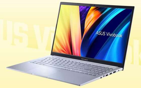 Notebook ASUS (W11, Intel Core 12) al minimo storico