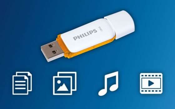 Chiavetta USB Philips 128GB a soli 10€: Amazon SVENDE tutto