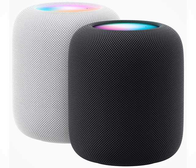 Il nuovo Apple HomePod nelle colorazioni Bianco e Mezzanotte