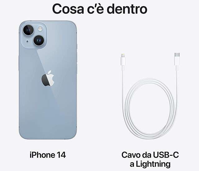 iPhone 14 nella colorazione Blu