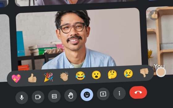 Google Meet: reazioni emoji e sfondi a 360 gradi