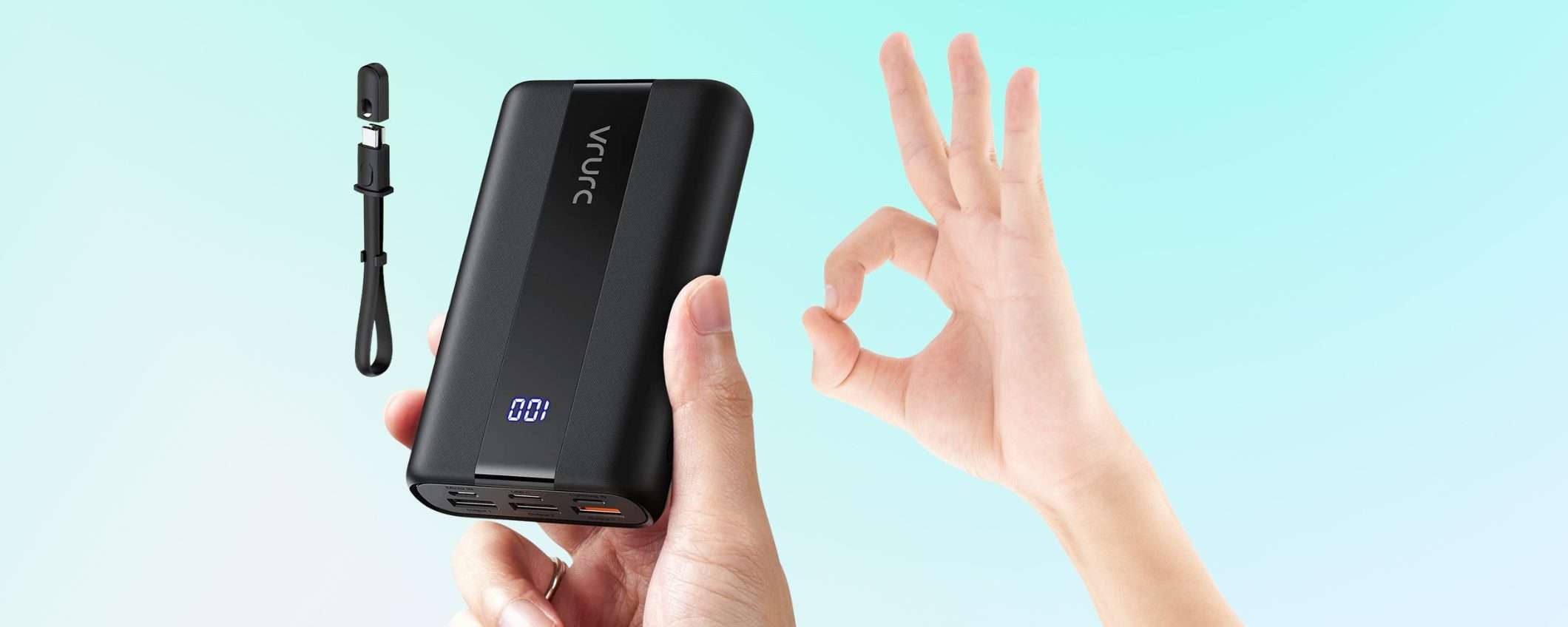 Power Bank 20000mAh: impossibile scaricarlo con la sua POTENZA