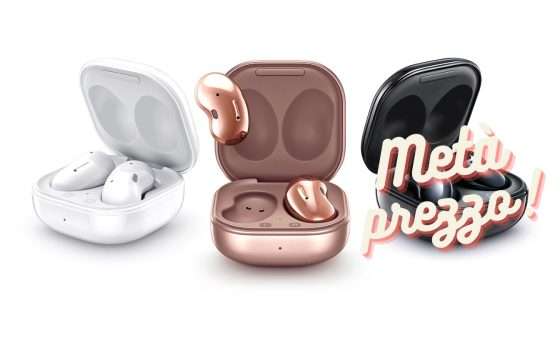 Samsung Galaxy Buds Live: tuoi al 58% di sconto su Amazon