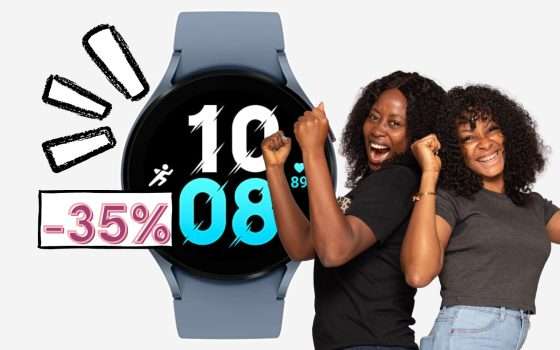 Samsung Galaxy Watch5: su Amazon 35% di SCONTO