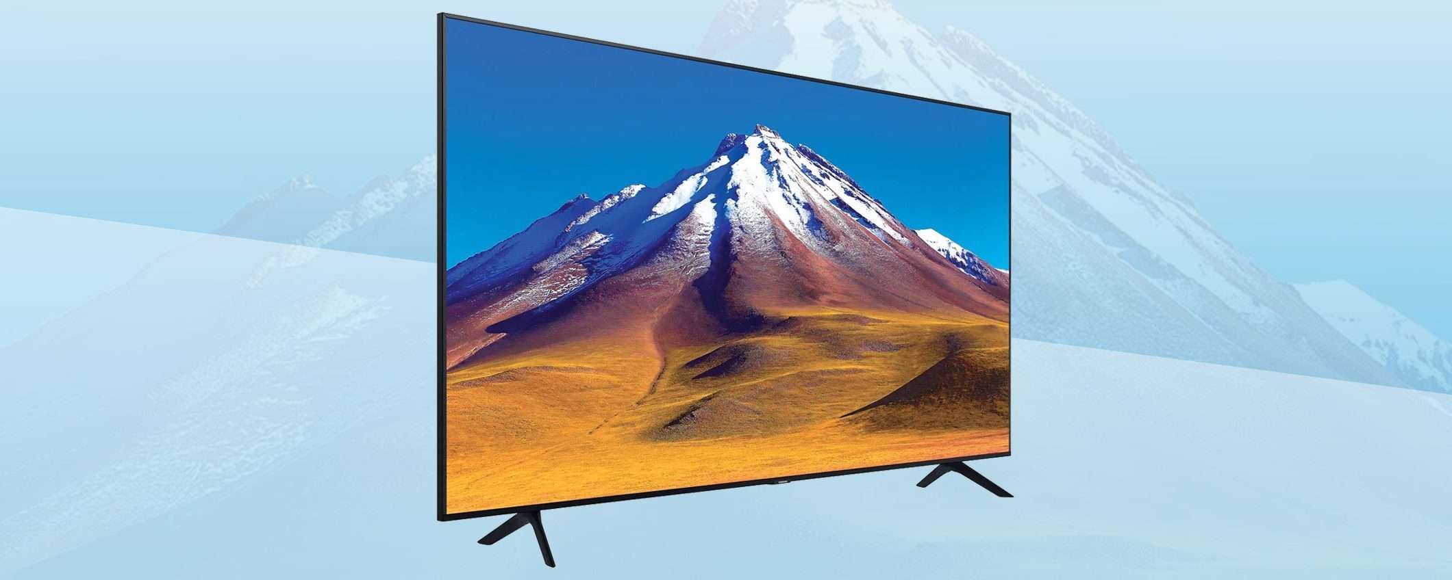 Samsung, TV 4K da 43 pollici: il prezzo è crollato