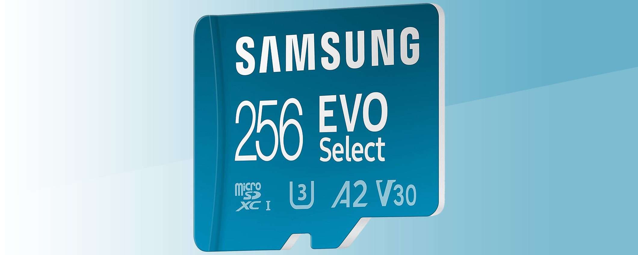 La microSD 256GB di Samsung è a prezzo stracciato