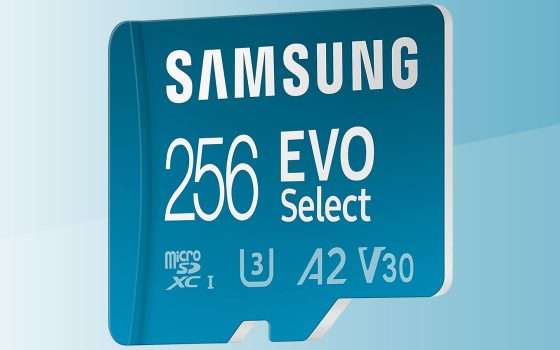 La microSD 256GB di Samsung è a prezzo stracciato