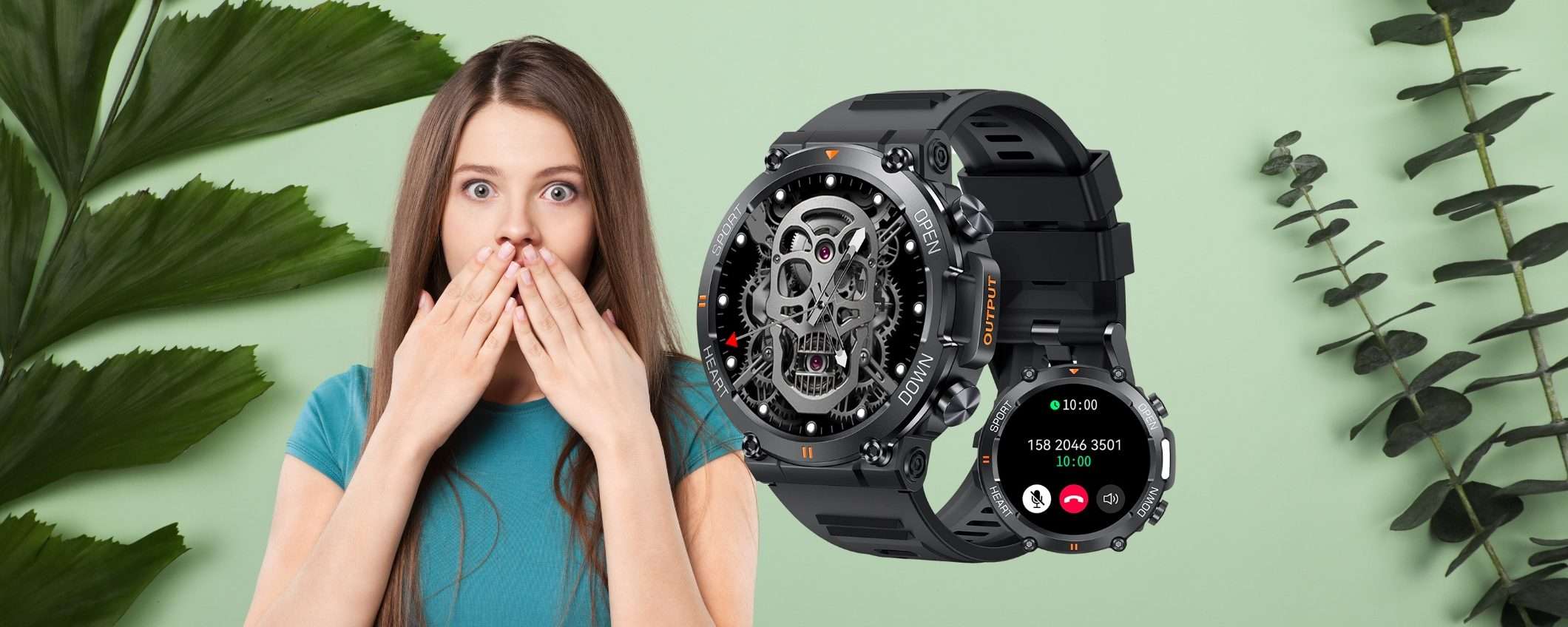 Smartwatch BESTIALE con tanto di chiamate Bluetooth: prezzo regalo