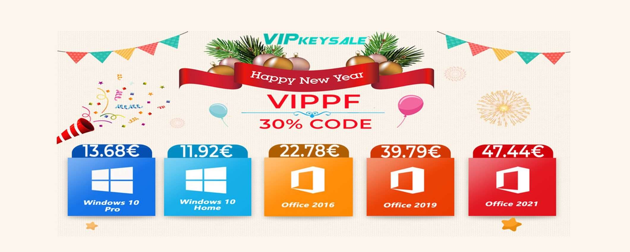 VIPKeySale: licenza Windows 10 a soli 12€, Office a 22€, sconto del 91%!