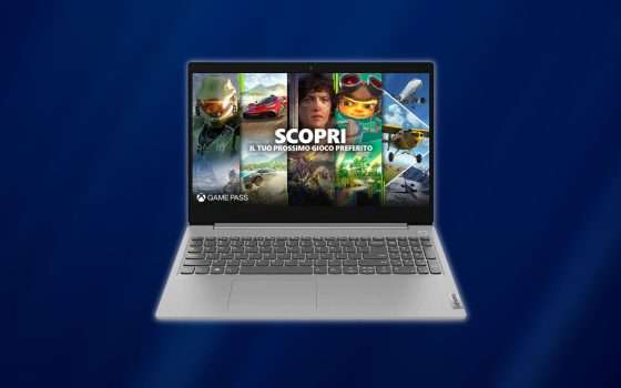 Notebook Lenovo IdeaPad 3: in offerta con 3 mesi di Xbox Game Pass