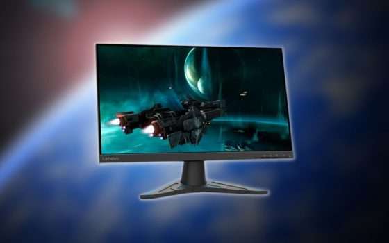 Monitor da gaming Lenovo: bellissimo e reattivo a soli 149€ su Amazon