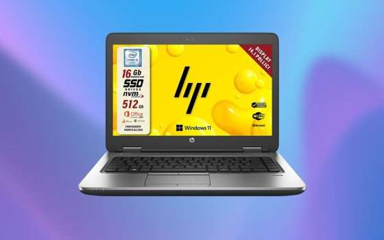 Notebook HP con i5, 16GB RAM e 512GB SSD: 345€ su Amazon (Ricondizionato)