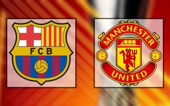 Come vedere Barcellona-Manchester United in streaming