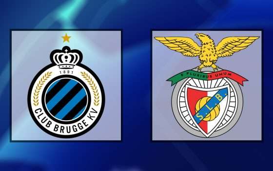 Come vedere Club Brugge-Benfica in streaming