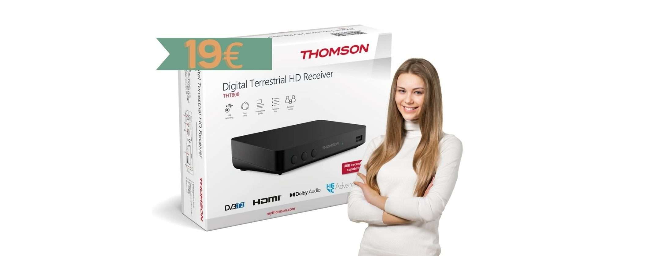 Digitale terrestre: il Decoder Thomson a 19€ è un REGALO