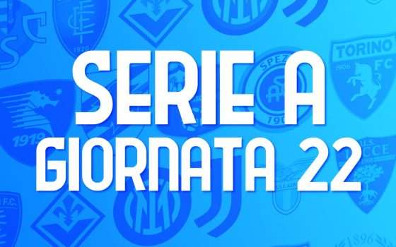 Serie A, giornata 22: le partite (orari e streaming)