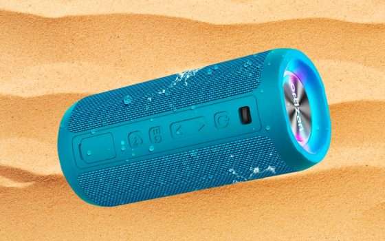 Musica OVUNQUE, metti nello zaino questa cassa Bluetooth (-32%)