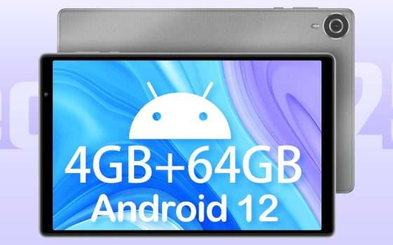 Tablet Android con Wi-Fi 6 a 89 euro: tutto vero