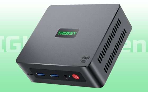 TRIGKEY Green G3: sconto 100€ sul Mini PC a basso consumo