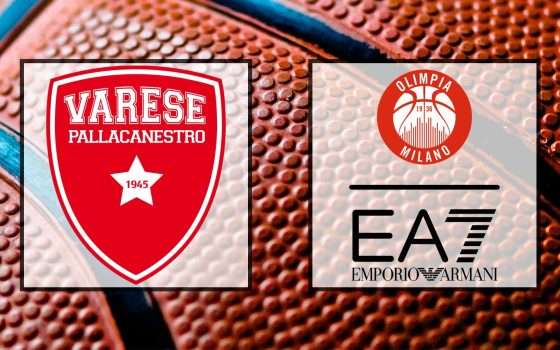 Come vedere Varese-Olimpia Milano in streaming