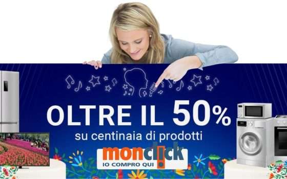 Volantino Monclick Festival degli Sconti: fino al 50% di risparmio