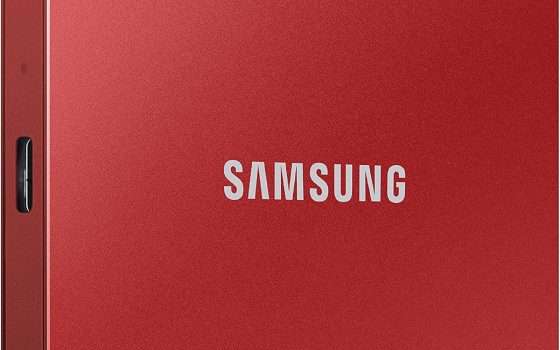 SSD esterno Samsung T7: in sconto ASSURDO le versioni da 500GB, 1TB e 2TB