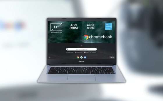 Chromebook di Acer: risparmi 110 euro e hai il 50% di sconto su Norton