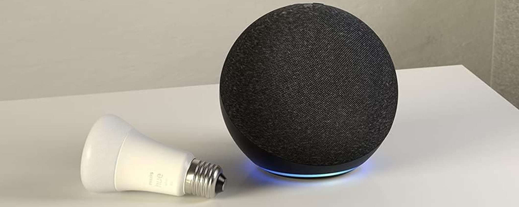 Con Echo e Philips Hue crei la tua smart home: in offerta Amazon