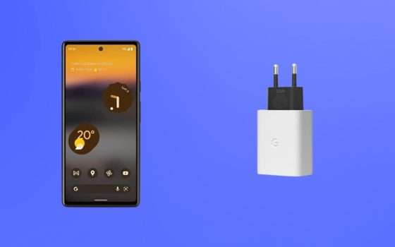 Google Pixel 6a: il bundle con il caricatore da 30W è in sconto di 119€